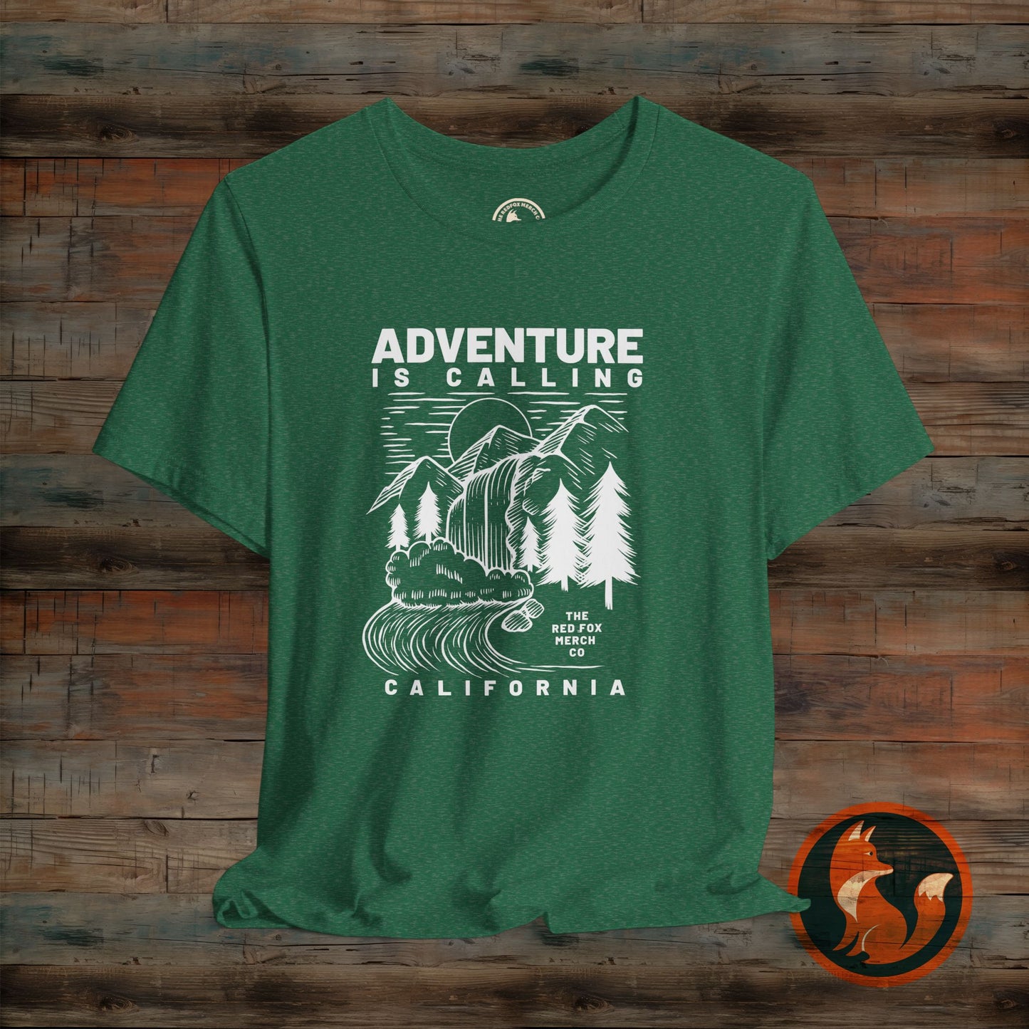 Adventure Is Calling Unisex Tee | Perfect for Outdoor Lovers, Camping, Hiking, Travel, Gifts