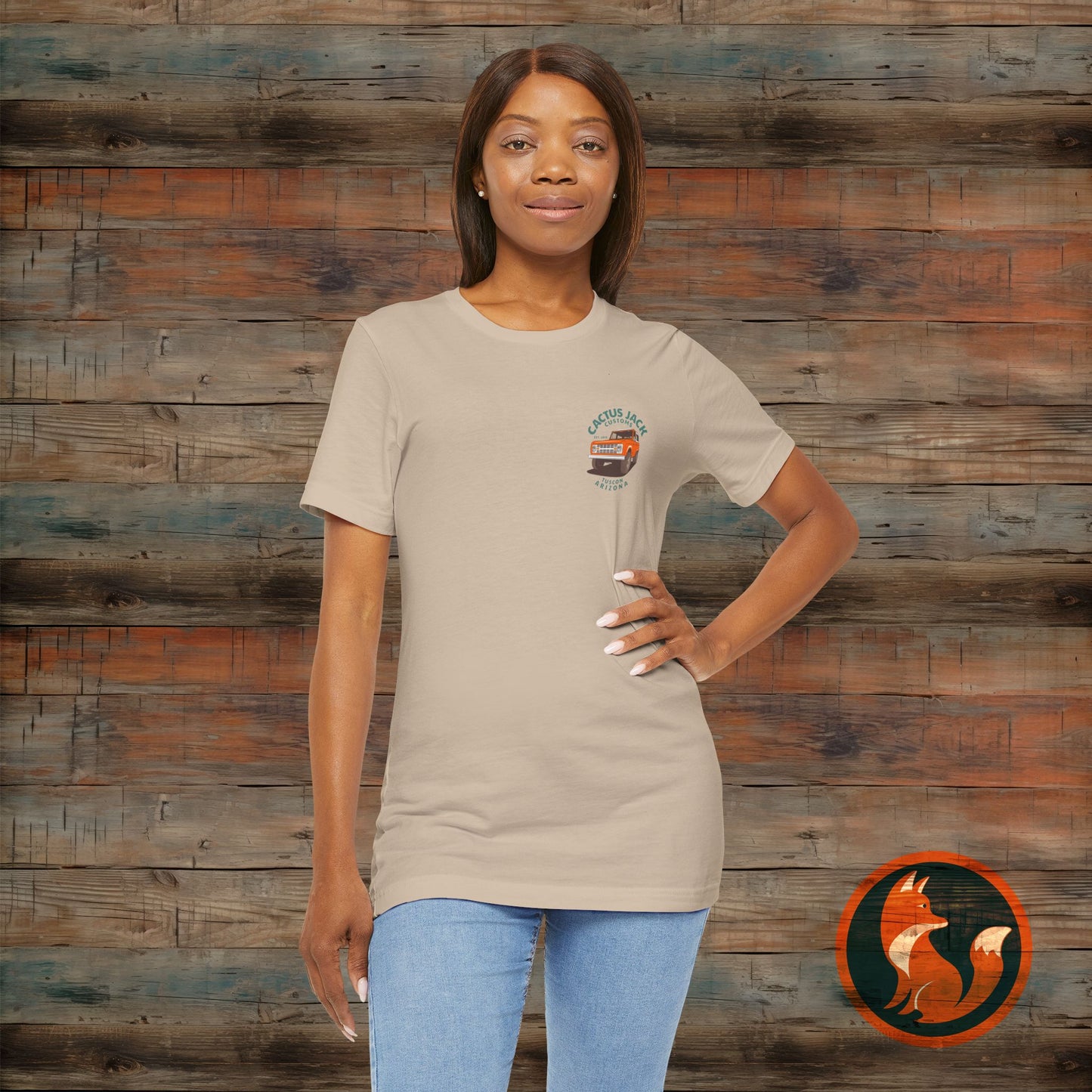 Cactus Jack Vintage Tee, Unisex Short Sleeve Shirt, Retro Graphic Tee, Car Enthusiast Gift, Casual Streetwear, Arizona Pride