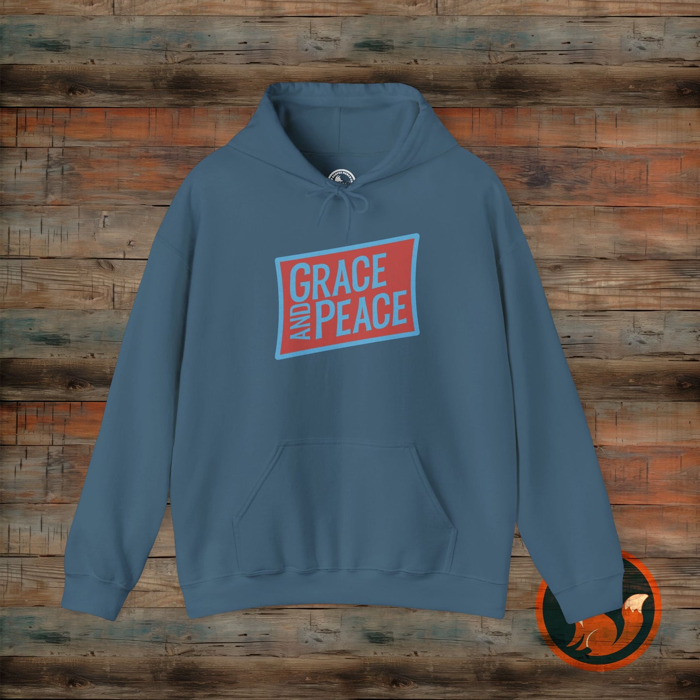Unisex Grace and Peace Hooded Sweatshirt | Cozy Gift for Faith, Spirituality, Relaxation, Thoughtful Occasions, Everyday Wear