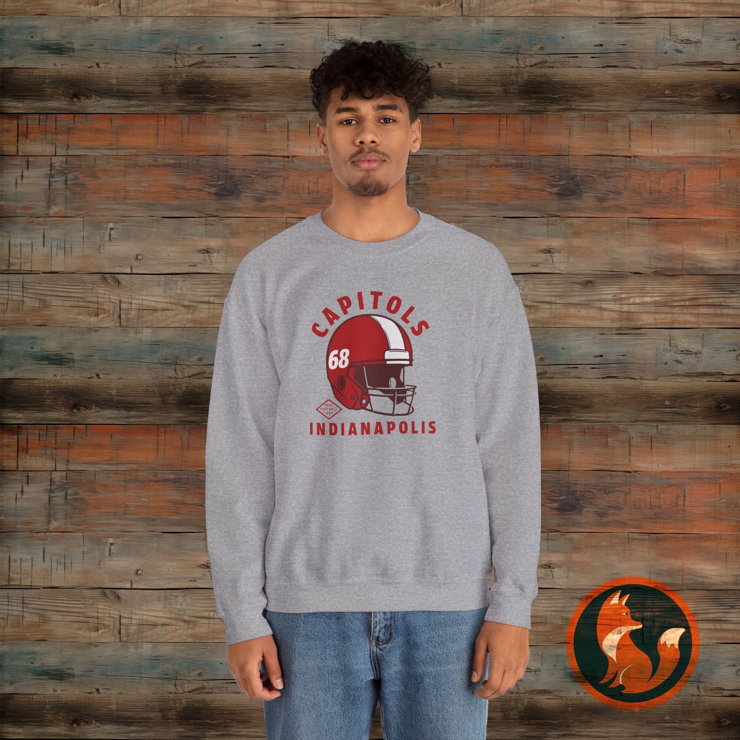 Vintage Football Crewneck Sweatshirt, Retro Sports Sweatshirt, Classic Athletic Apparel, Cozy Gifts for Fans, Game Day Style