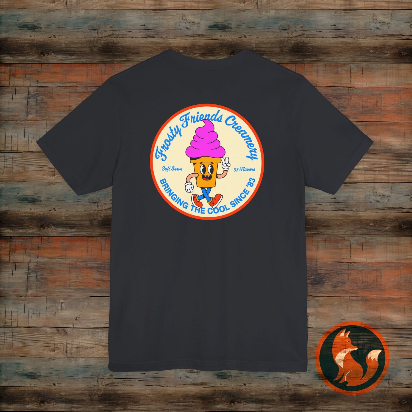 Ice Cream Parlor Tee, Cute Summer Shirt, Fun Gift for Friends, Unisex Graphic Tee, Ice Cream Lovers Apparel, Retro Design T-Shirt