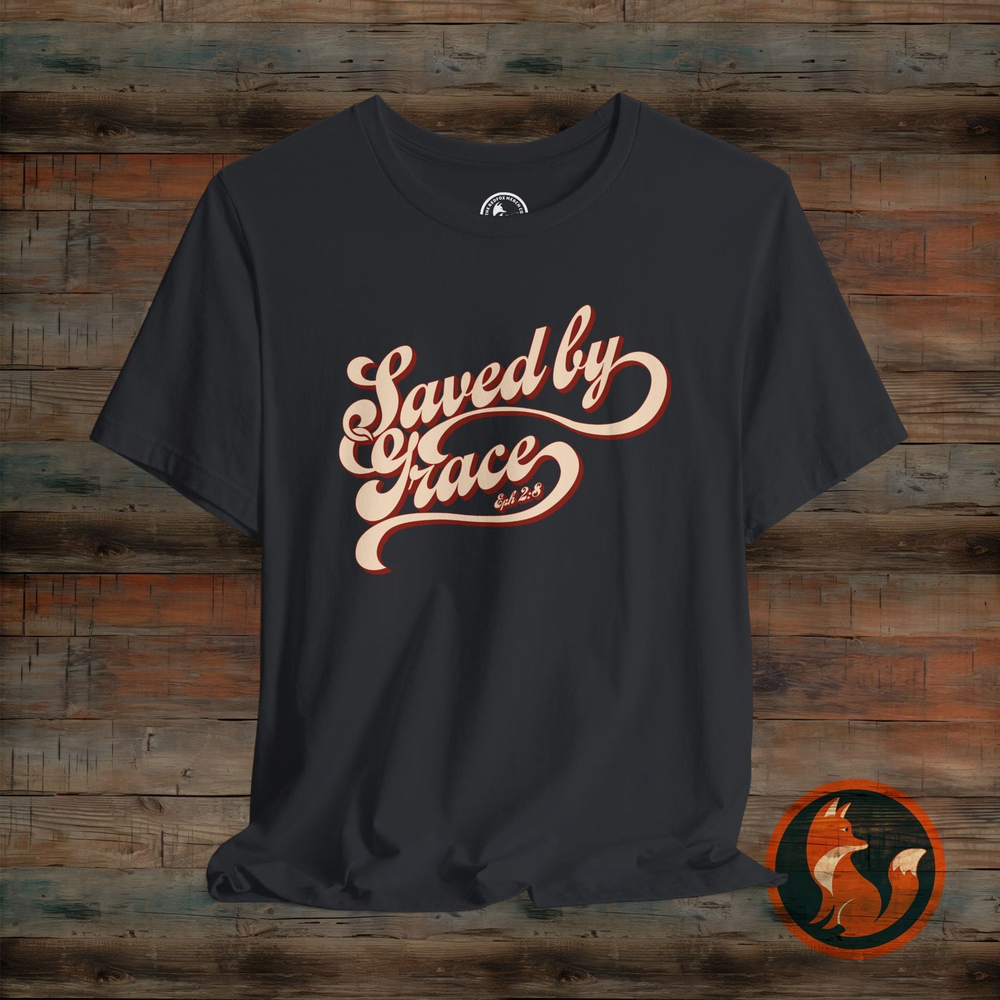 Saved by Grace Unisex Tee, Casual Faith Shirt, Inspirational T-shirt, Christian Apparel, Gift for Believers