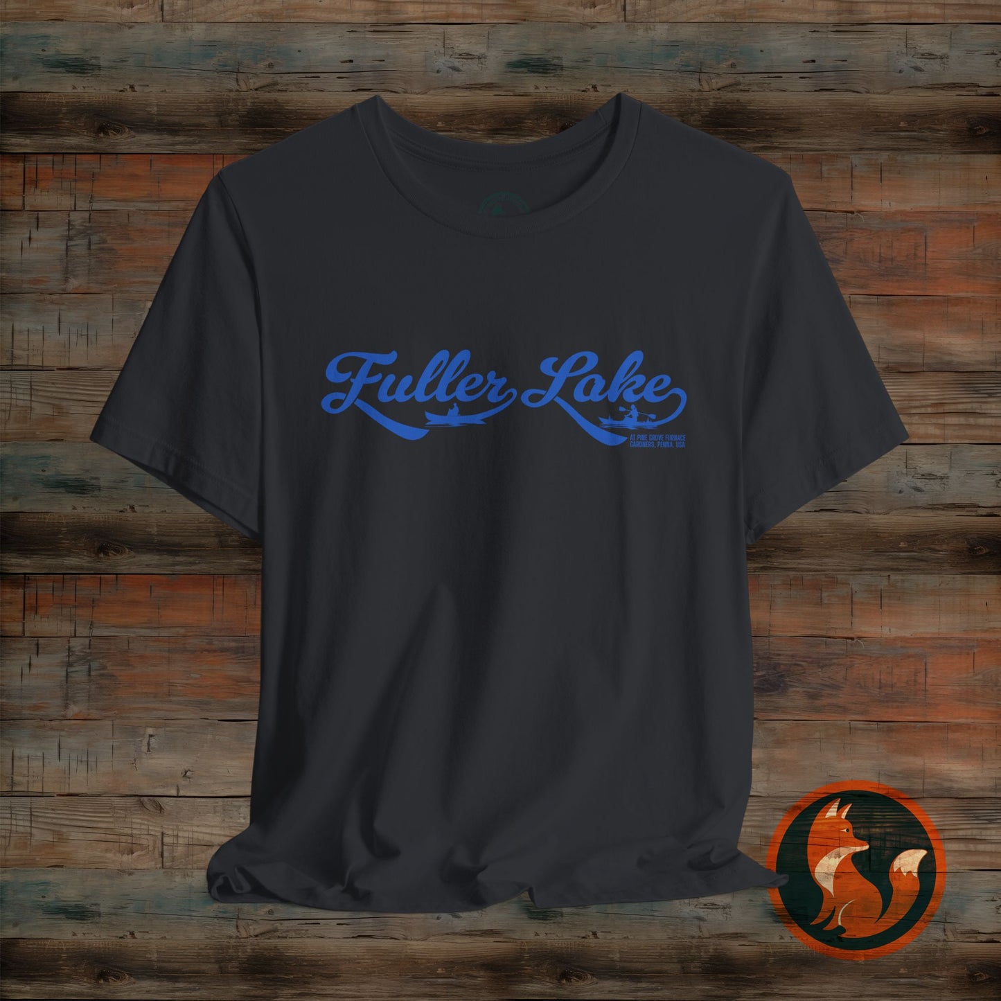 Lake Vibes Unisex T-Shirt - Fuller Lake Graphic Tee, Summer Apparel, Outdoorsy Gift, Lake Lover Shirt, Casual Comfort Wear