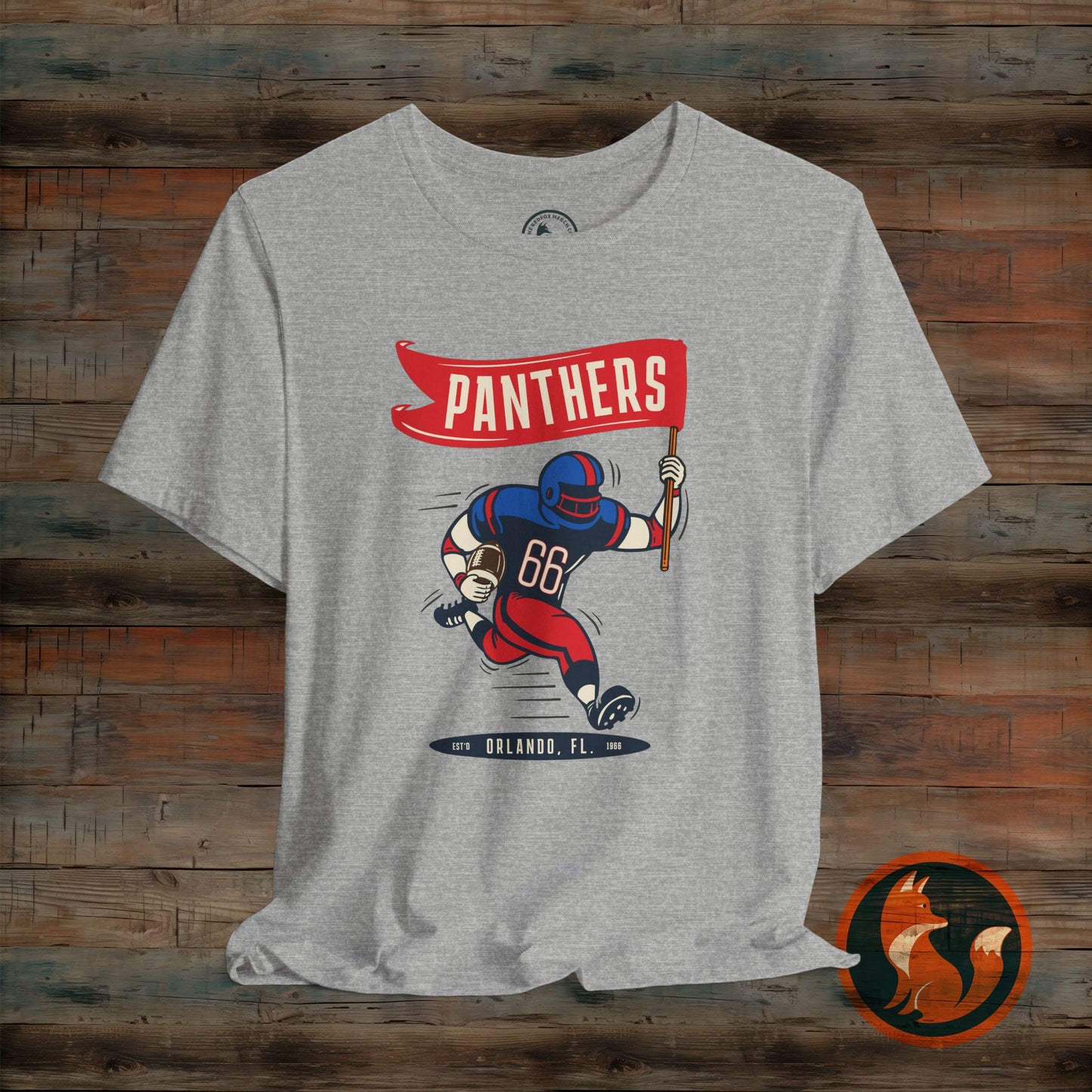 Orlando Panthers CoFL Unisex Jersey Tee, Sporty T-Shirt, Game Day Apparel, Football Fan Shirt, Athletic Wear, Casual Comfort