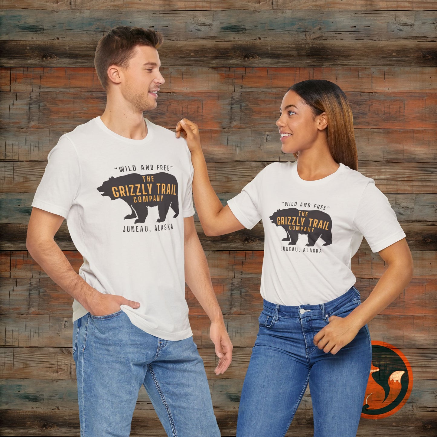 Wild and Free Grizzly Bear T-Shirt, Outdoor Apparel, Adventure Tee, Nature Lover Gift, Unisex Eco-Friendly Shirt
