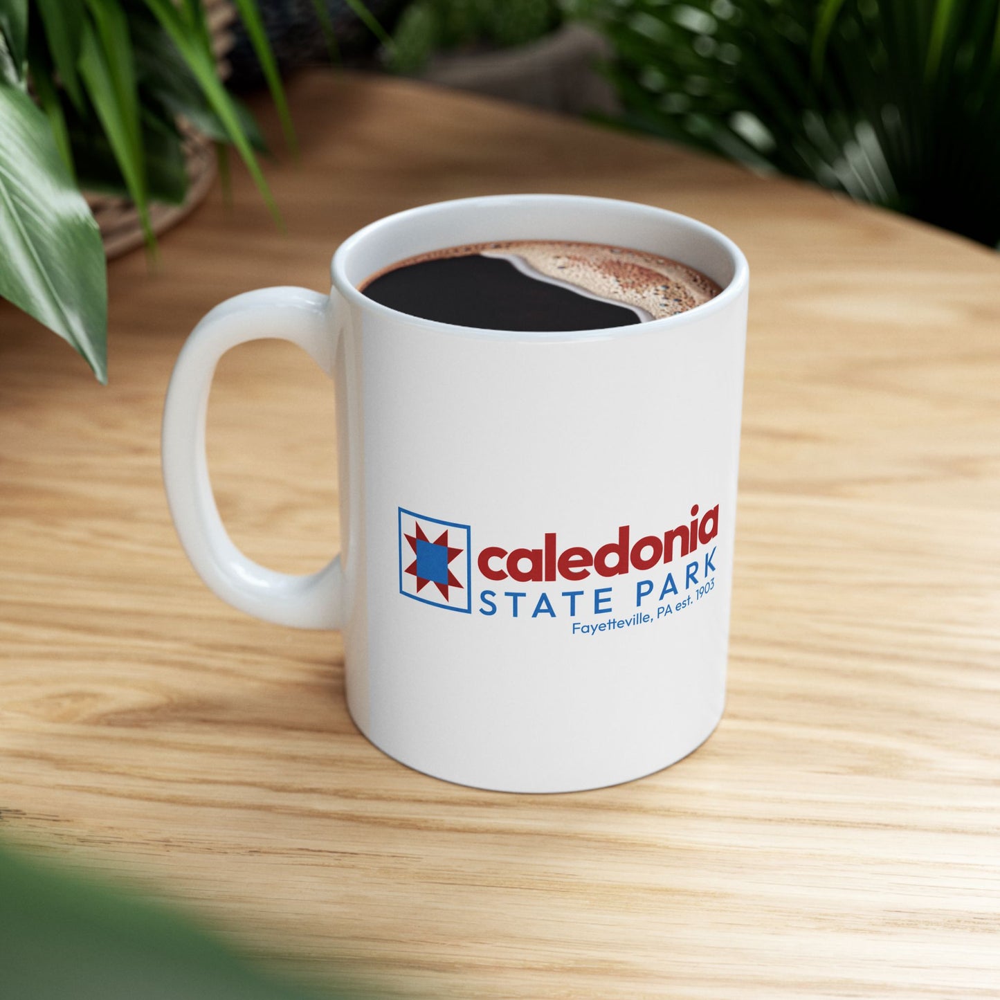 Caledonia State Park Ceramic Mug, 11oz, Perfect for Nature Lovers, Great Gift for Hikers, Coffee Lovers, Travel Memento