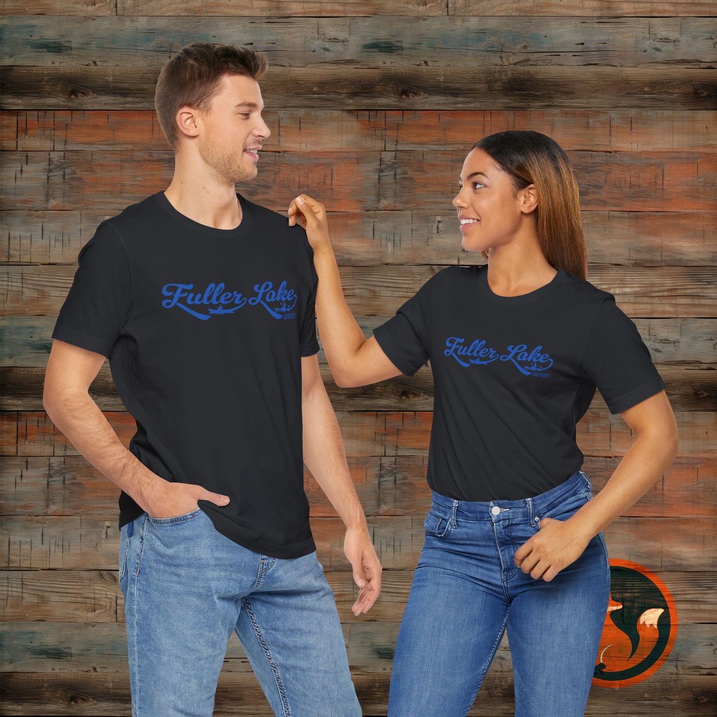 Lake Vibes Unisex T-Shirt - Fuller Lake Graphic Tee, Summer Apparel, Outdoorsy Gift, Lake Lover Shirt, Casual Comfort Wear