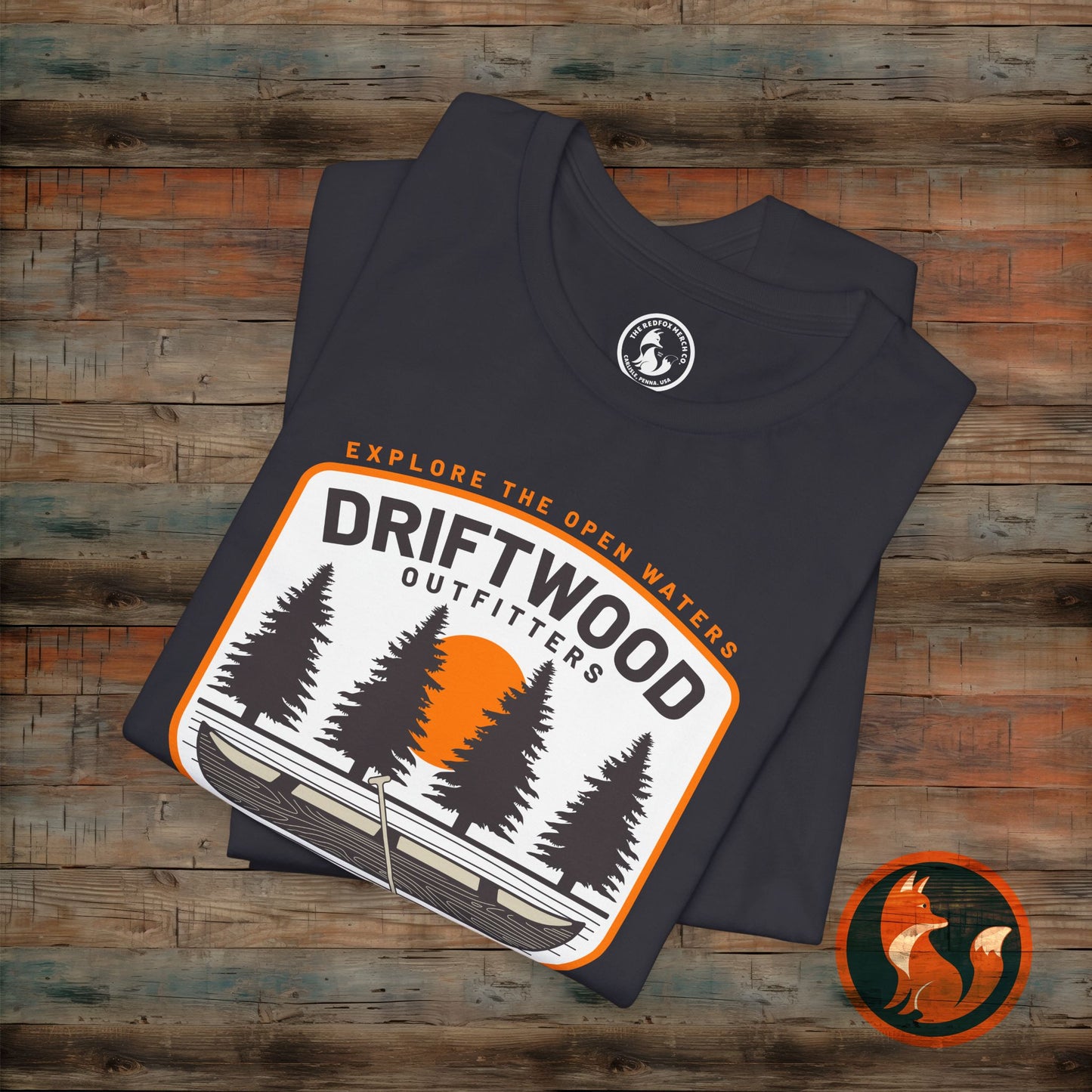 Driftwood Outfitters Unisex Tee, Adventure Shirt, Nature Lover Gift, Camping Apparel, Casual Wear, Perfect all Year