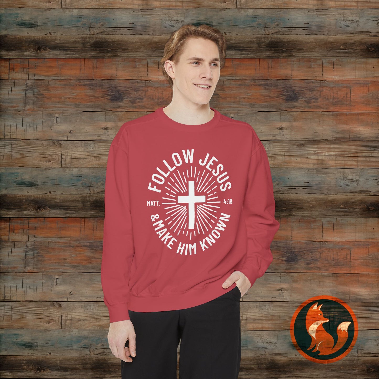 Faith-Inspired Sweatshirt: Follow Jesus & Make Him Known, Christian Gift, Inspirational Apparel, Unisex Fashion, Religious Sweatshirt