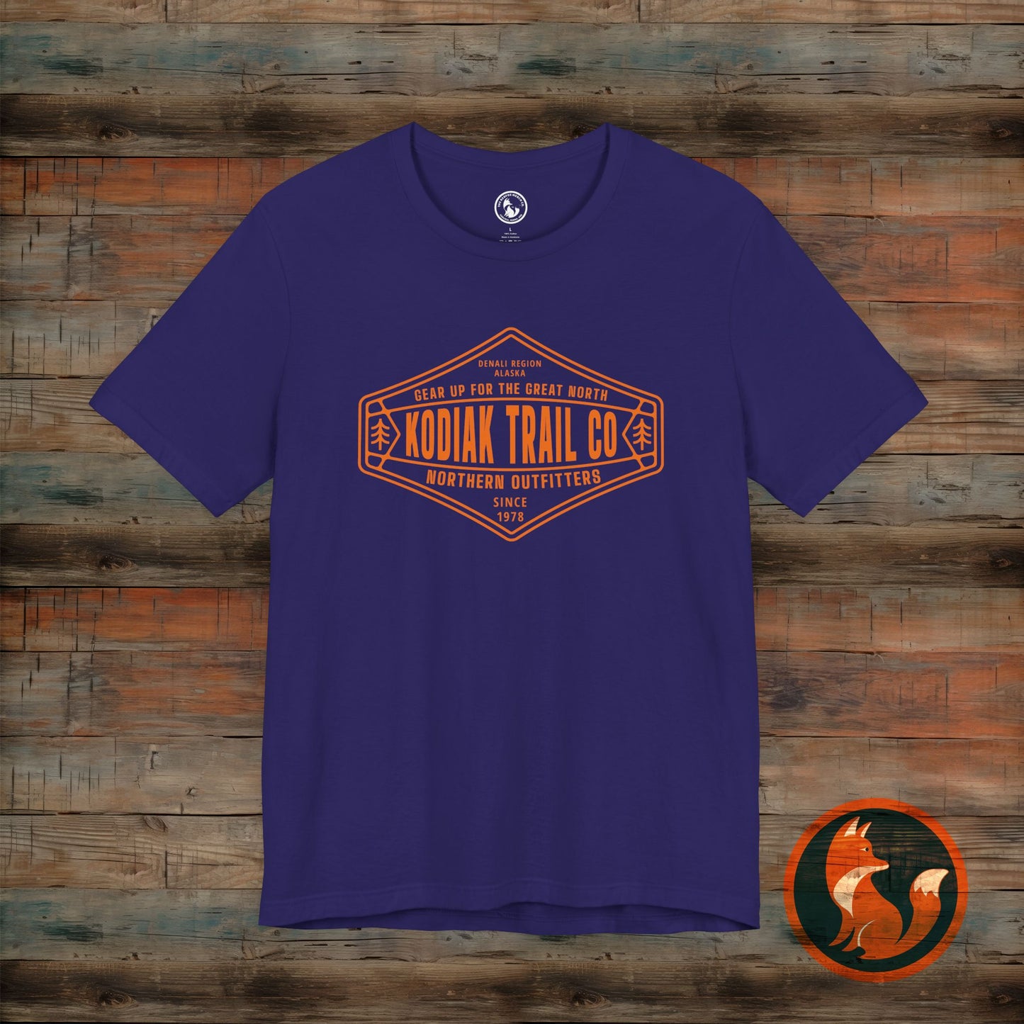 Rustic Outdoor Adventure Tee, Hiking Shirt, Vintage Style T-Shirt, Kodiak Trail Co Shirt, Great Outdoors Apparel