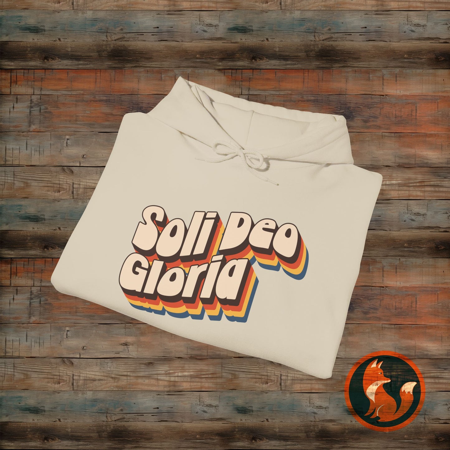 Soli Deo Gloria(Glory to God Alone) Hooded Sweatshirt, Christian Gift, Cozy Layer, Faith-Based Apparel, Unisex Hoodie, Casual Style