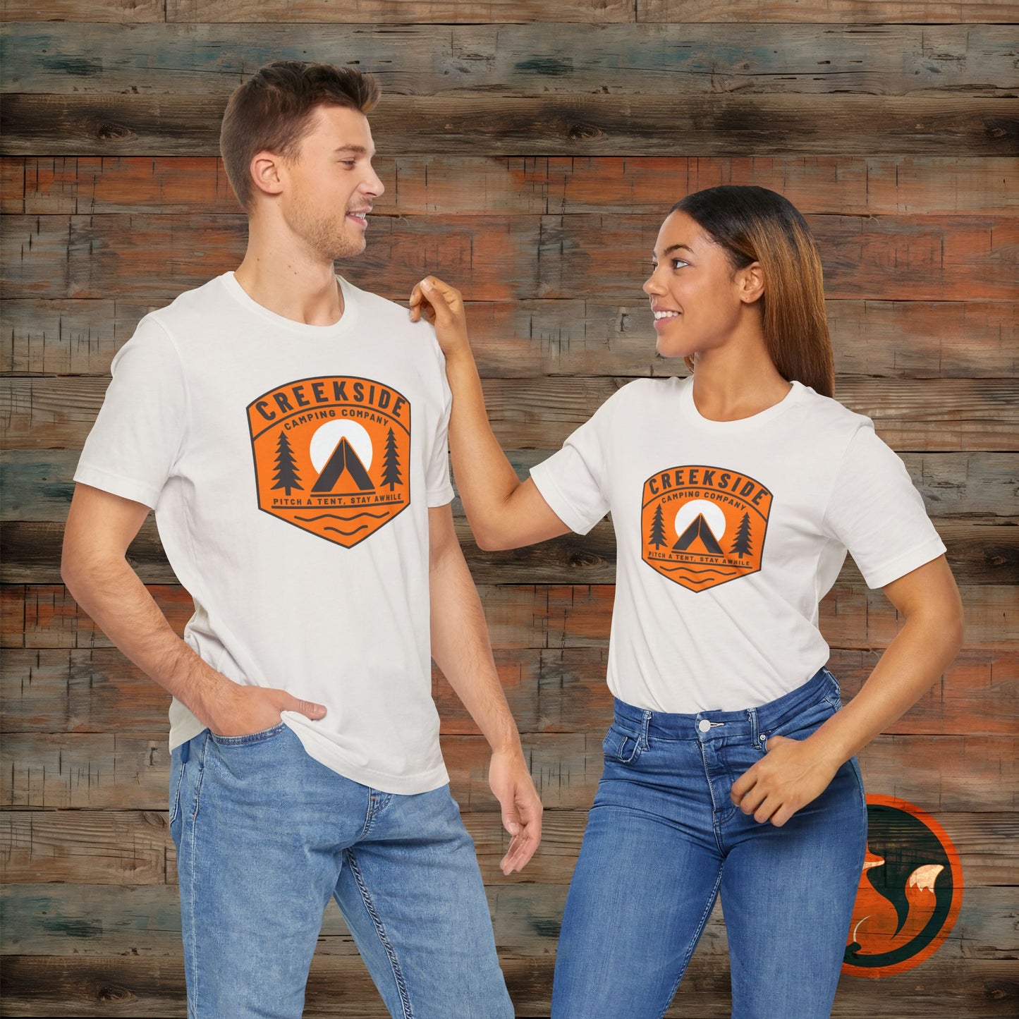 Creekside Camping Unisex Tee - Adventure Vibes, Outdoor Excursions, Nature Lover Gift, Summer Campwear, Hiking Apparel, Travel Shirt