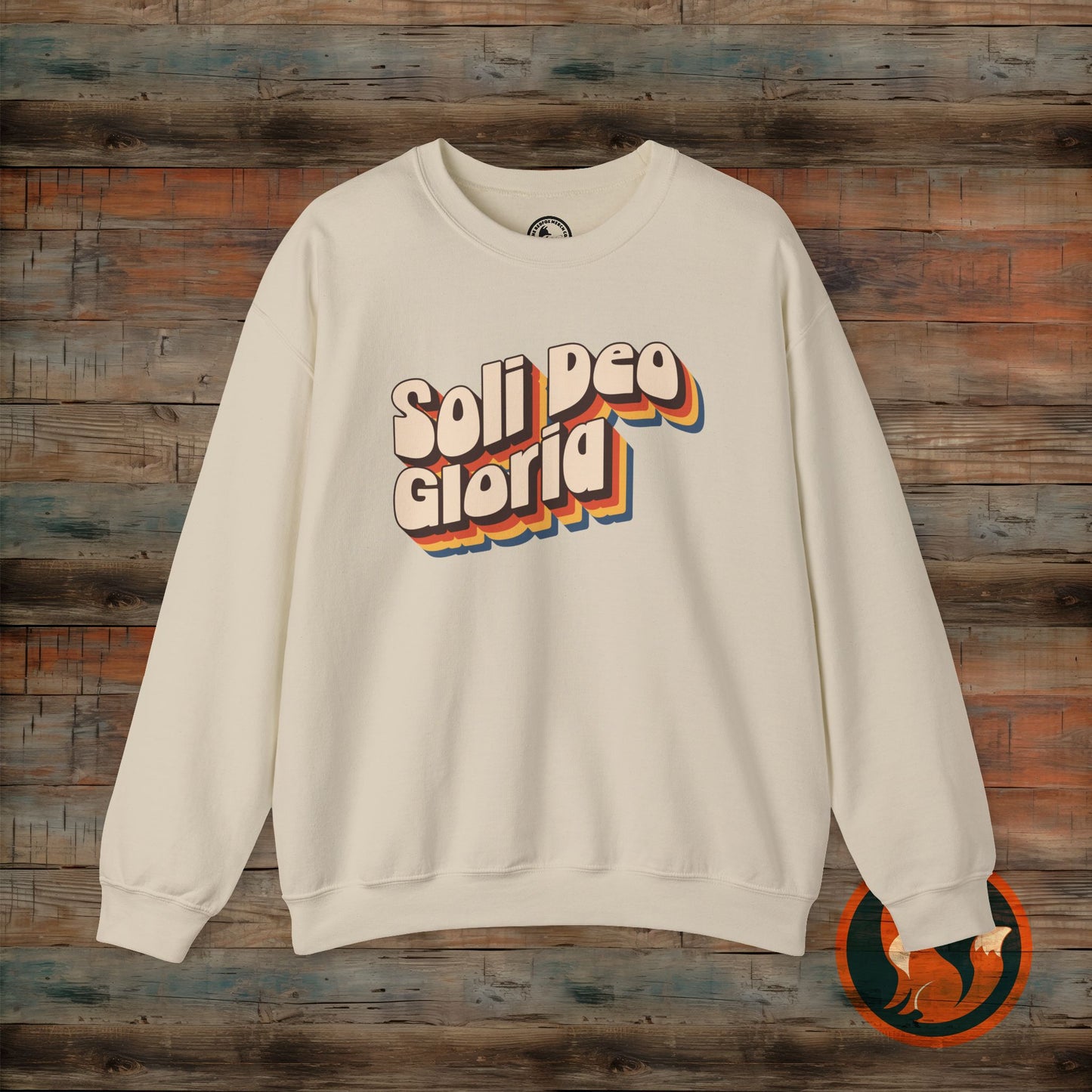 Soli Deo Gloria Crewneck Sweatshirt, Unisex Sweatshirt, Religious Sweatshirt, Vintage Style Sweatshirt, Comfortable Casual Wear