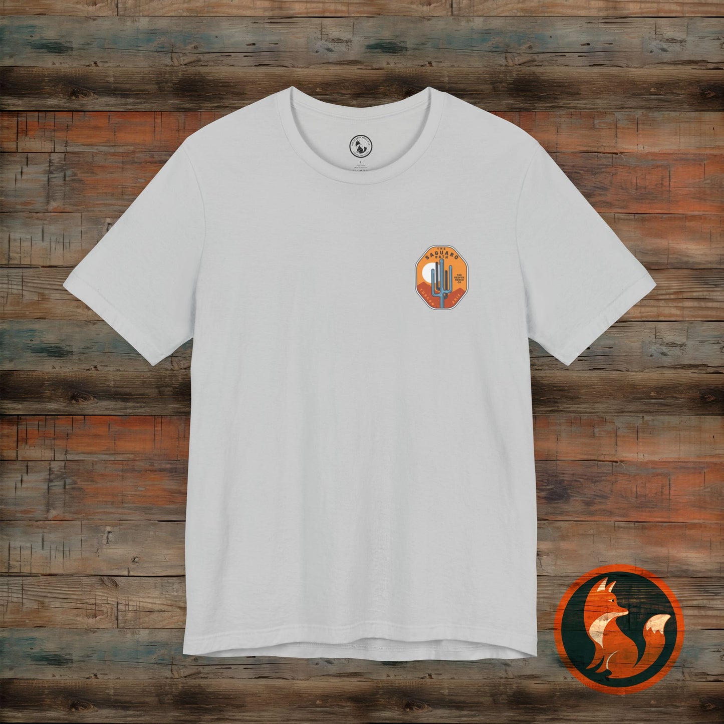 Saguaro Sunset Tee, Unisex Graphic Tee, Desert Vibes Shirt, Travel Souvenir T-Shirt, Outdoor Adventure Wear, Casual Summer Apparel