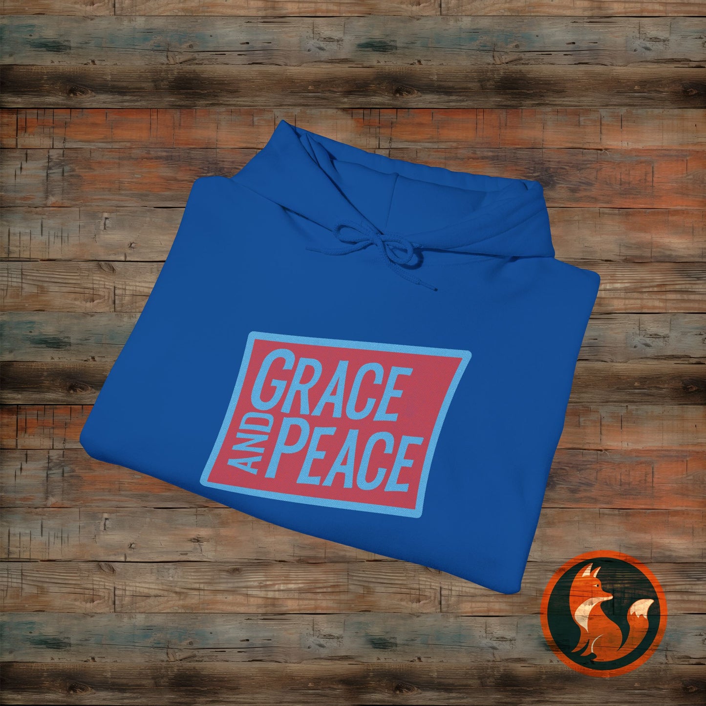 Unisex Grace and Peace Hooded Sweatshirt | Cozy Gift for Faith, Spirituality, Relaxation, Thoughtful Occasions, Everyday Wear