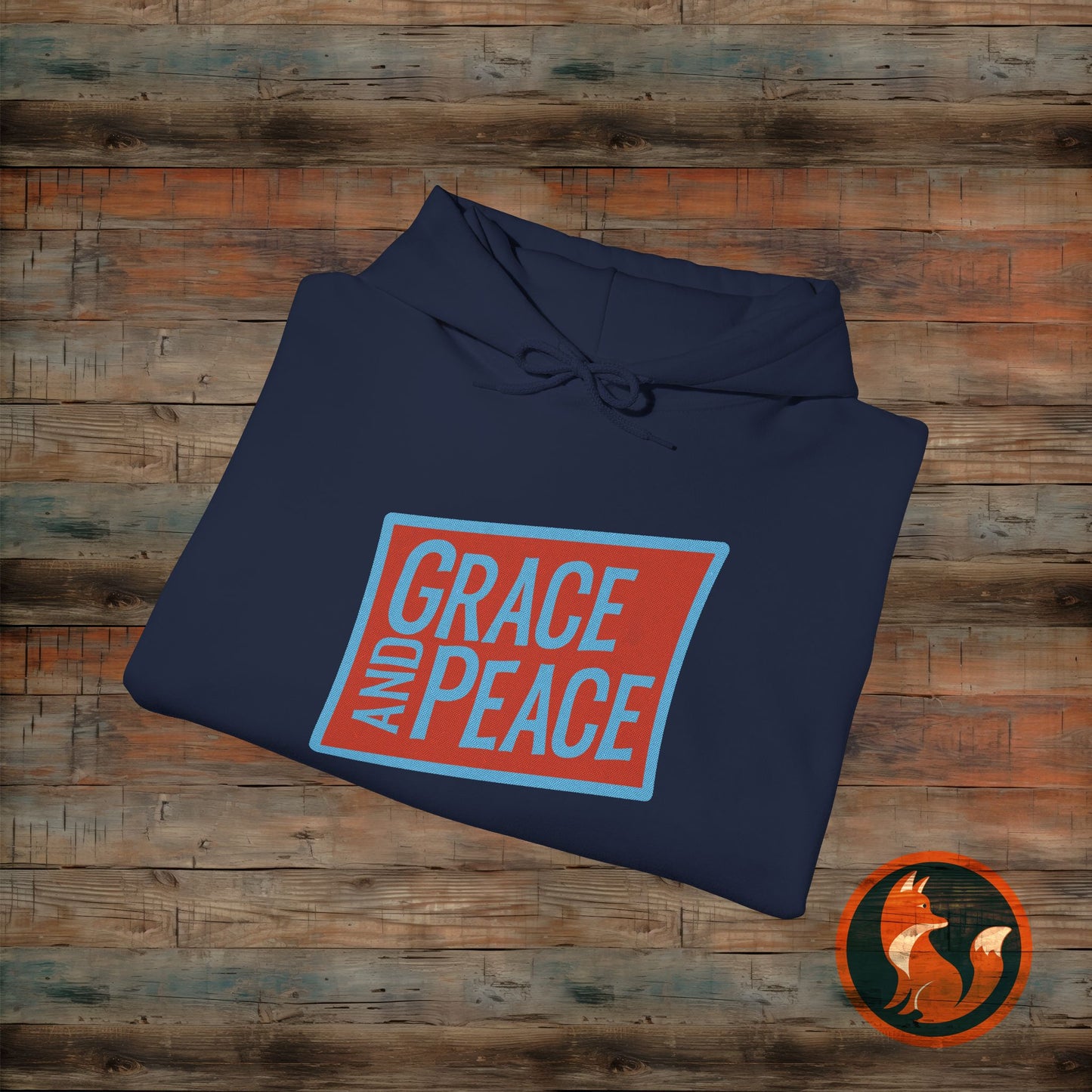 Unisex Grace and Peace Hooded Sweatshirt | Cozy Gift for Faith, Spirituality, Relaxation, Thoughtful Occasions, Everyday Wear