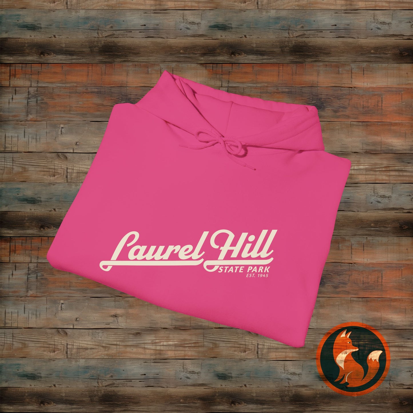 Laurel Hill State Park Vintage Hoodie, Comfort Apparel, Unisex Sweatshirt, Casual Wear, Gift for Him/Her, Cozy Layering