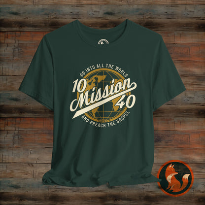 Inspirational Mission Tee, Faith-Based Shirt, Unisex Graphic T-Shirt, Christian Apparel, Gift for Believers, Church Events