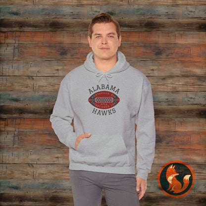 Alabama Hawks Football Sweatshirt, Unisex Casual Hoodie, Team Spirit Gear, Perfect for Game Days, Comfortable All-Season Wear