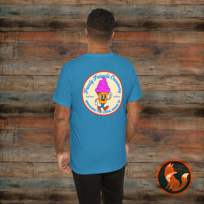 Ice Cream Parlor Tee, Cute Summer Shirt, Fun Gift for Friends, Unisex Graphic Tee, Ice Cream Lovers Apparel, Retro Design T-Shirt
