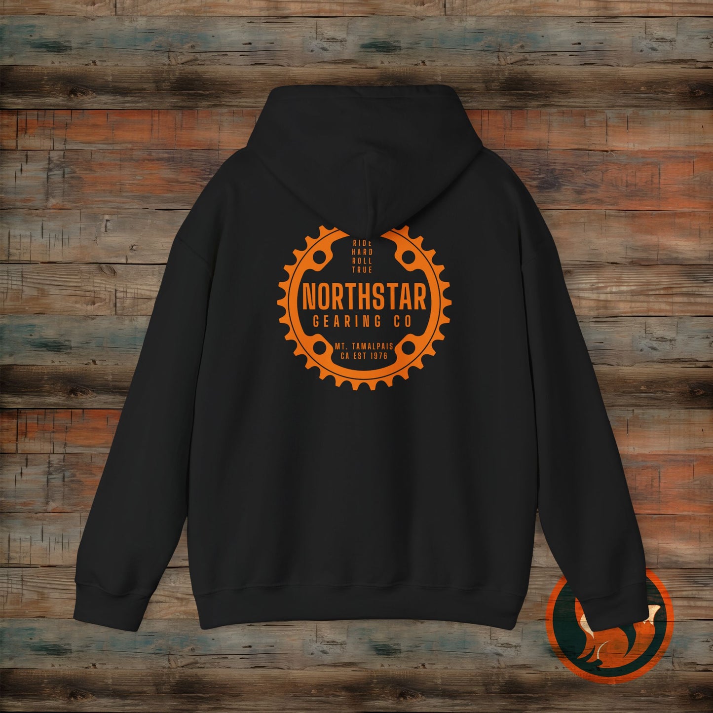 Cozy Unisex Hooded Sweatshirt, Perfect for Casual Wear, Gift for Friends, Outdoor Activities, Fall Fashion, Northstar Design