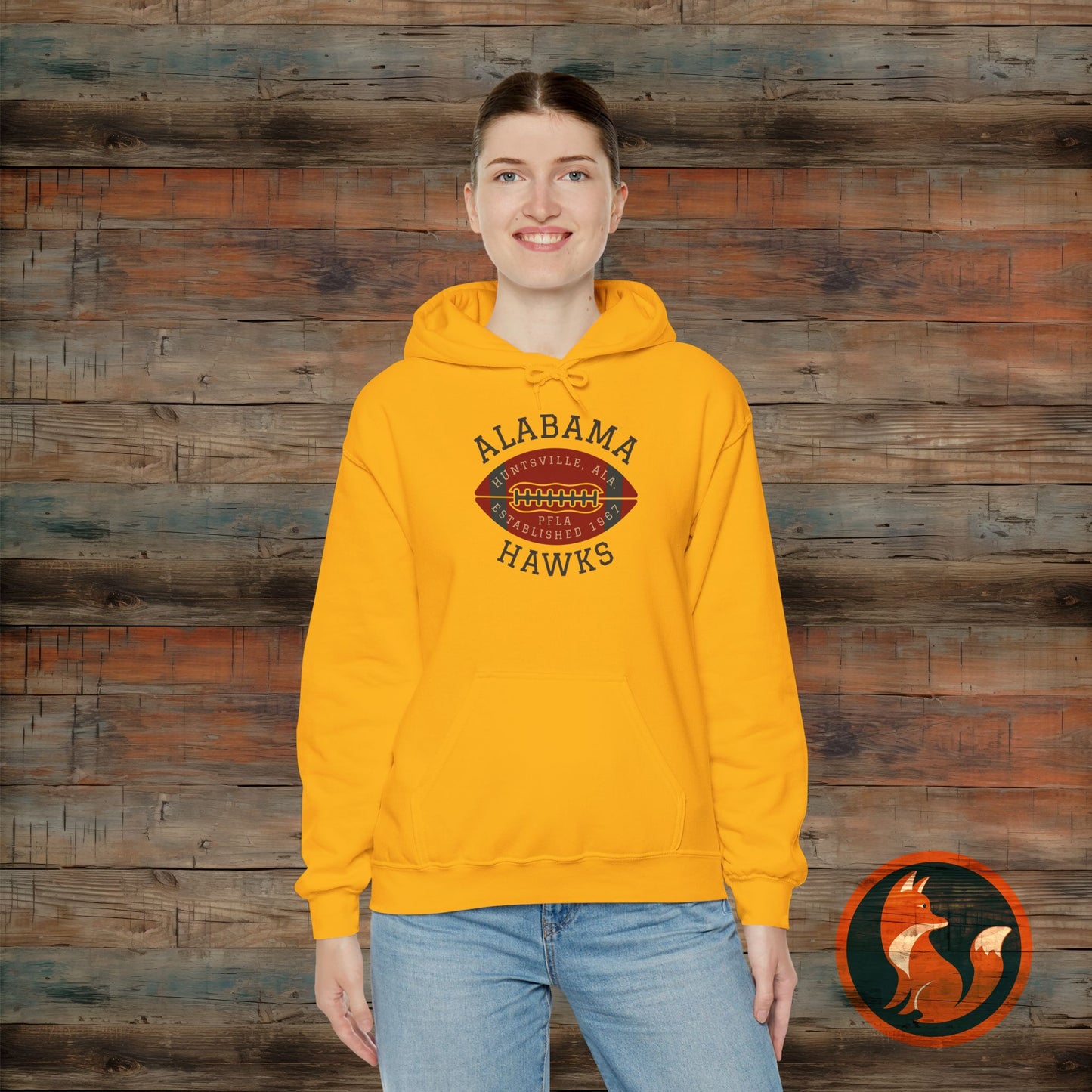 Alabama Hawks Football Sweatshirt, Unisex Casual Hoodie, Team Spirit Gear, Perfect for Game Days, Comfortable All-Season Wear