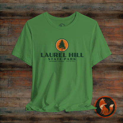 Laurel Hill State Park Tee - Unisex Jersey Short Sleeve T-Shirt, Nature Lover's Gift, Outdoor Adventure Apparel, Casual Wear, Gift for [...]