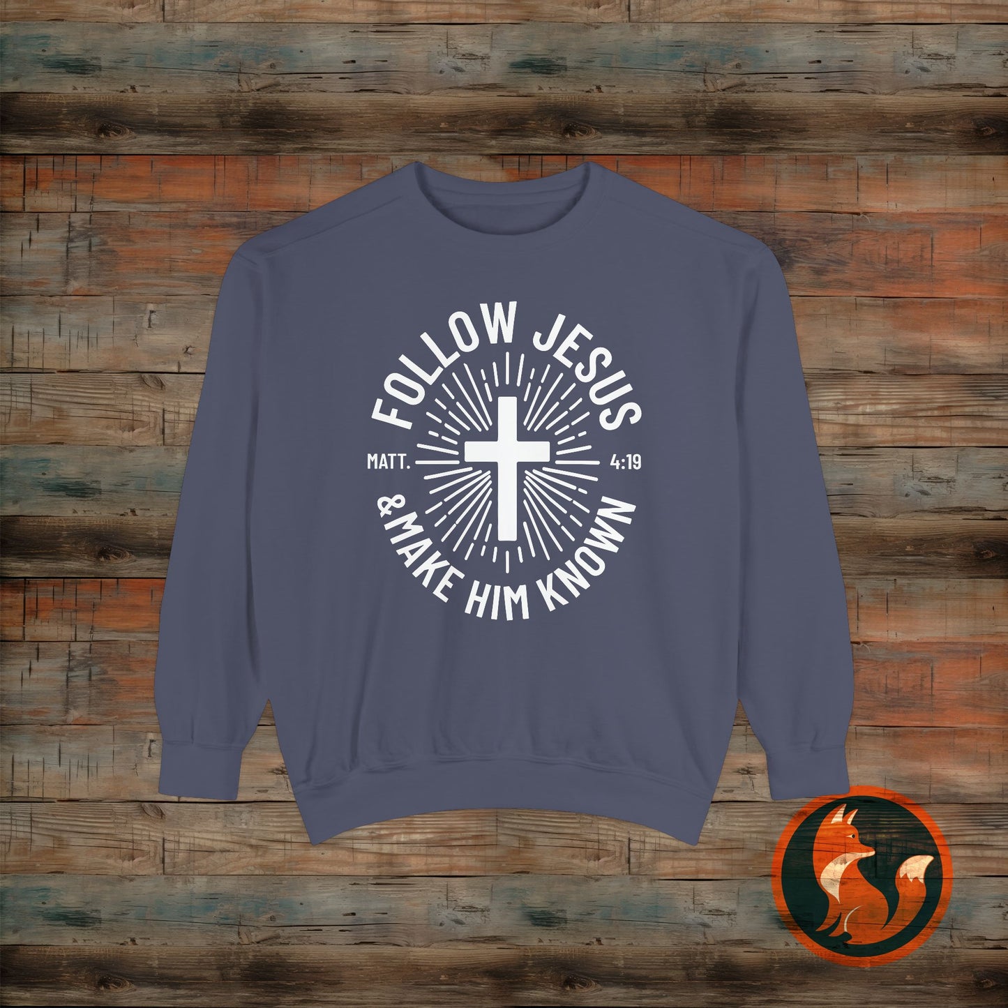 Faith-Inspired Sweatshirt: Follow Jesus & Make Him Known, Christian Gift, Inspirational Apparel, Unisex Fashion, Religious Sweatshirt