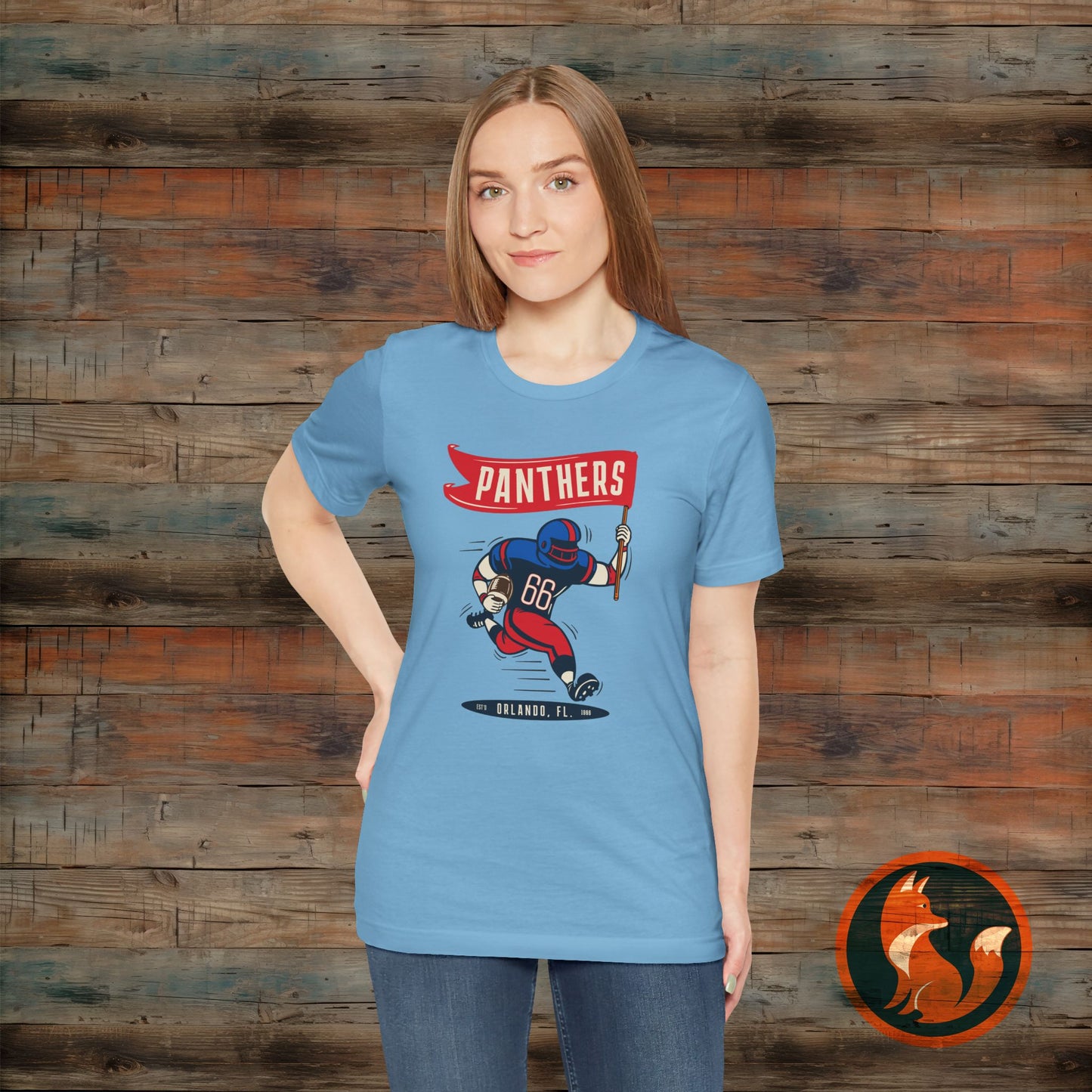 Orlando Panthers CoFL Unisex Jersey Tee, Sporty T-Shirt, Game Day Apparel, Football Fan Shirt, Athletic Wear, Casual Comfort