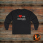 I Love My Enemies Long Sleeve Tee, Christian Gift, Quote Shirt, Inspirational Apparel, Religious Isaiah 54: 10