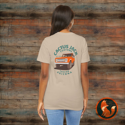 Cactus Jack Vintage Tee, Unisex Short Sleeve Shirt, Retro Graphic Tee, Car Enthusiast Gift, Casual Streetwear, Arizona Pride