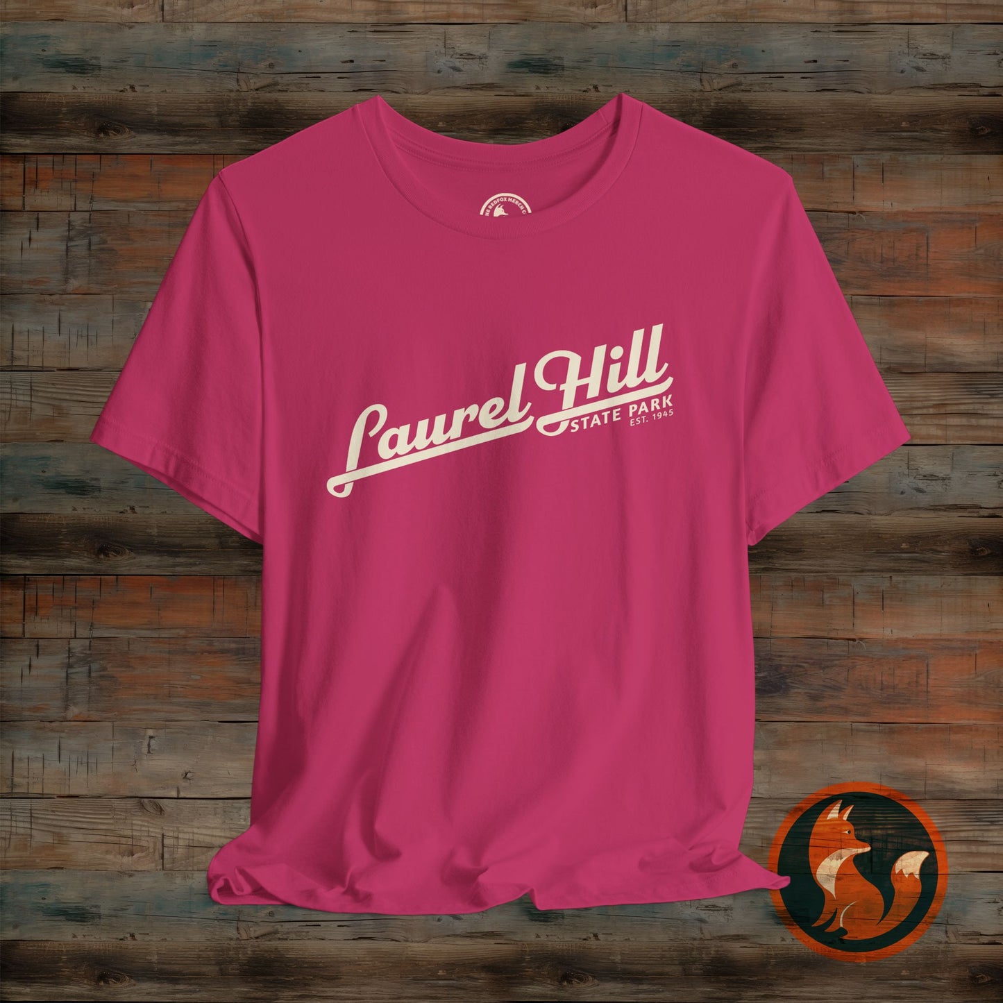 Laurel Hill State Park Tee, Unisex Green Short Sleeve Shirt for Outdoor Lovers, Nature Gift, Adventure Apparel, Hiking T-Shirt, Summer Wear