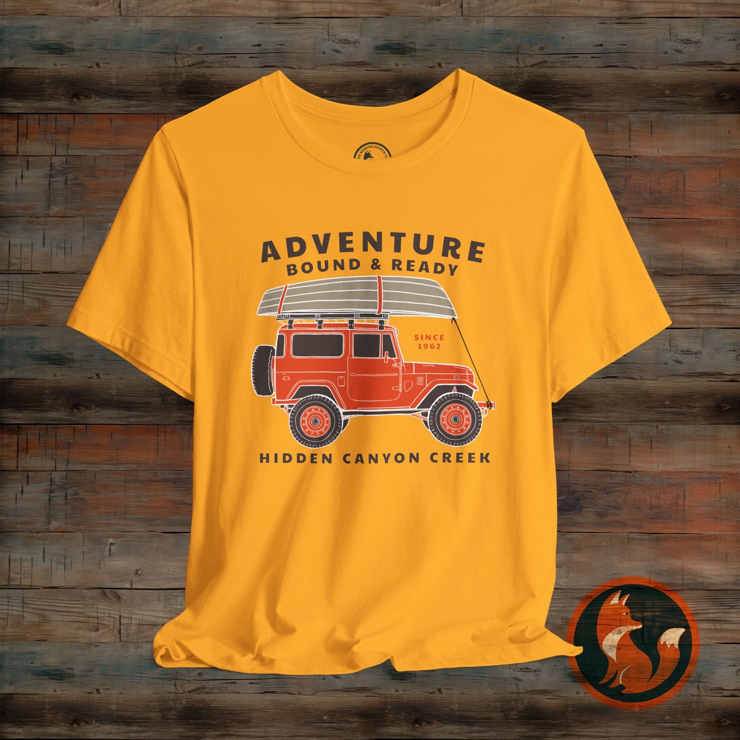 Adventure Bound & Ready Tee, Unisex T-Shirt, Outdoor Apparel, Camping Gift, Travel Shirt, Adventure Lover's Top