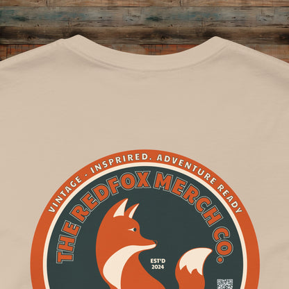 RedFox Graphic Tee for Official Merch, Casual Unisex Shirt, Outdoor Adventure Apparel, Gift for Wildlife Enthusiasts, Eco-Friendly Fashion