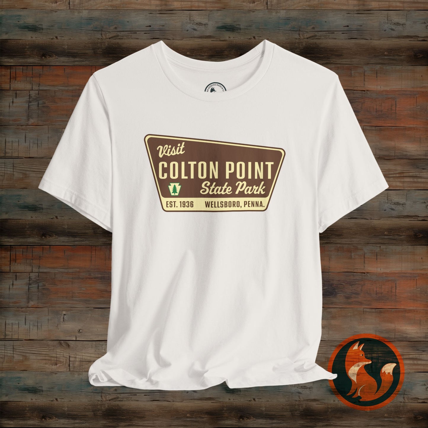 Vintage Colton Point Park Tee - Unisex Jersey Short Sleeve T-Shirt, Casual Outdoor Wear, Travel Souvenir, Nature Lover Gift, Camping Apparel