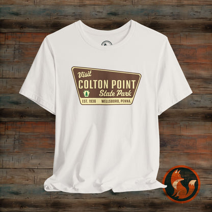 Vintage Colton Point Park Tee - Unisex Jersey Short Sleeve T-Shirt, Casual Outdoor Wear, Travel Souvenir, Nature Lover Gift, Camping Apparel