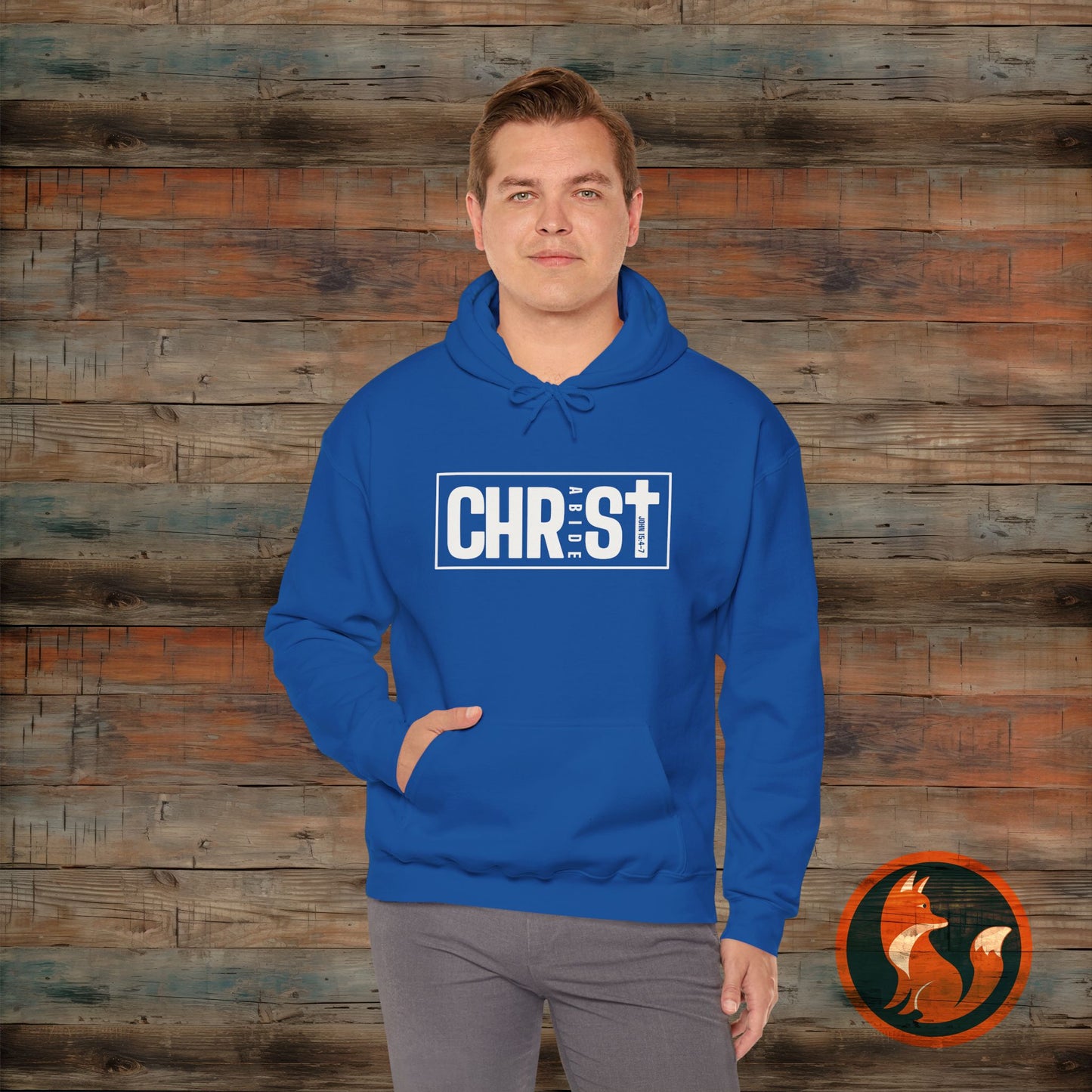 Faith-Inspired Hoodie with Christ Design | Cozy Christian Apparel, Unisex Sweatshirt, Casual Wear, Gift for Believers, Church Events