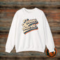 Jesus Saves Crewneck Sweatshirt | Cozy Unisex Pullover | Faith-Inspired Apparel | Perfect for Church, Gifts, Everyday Wear, Casual Style