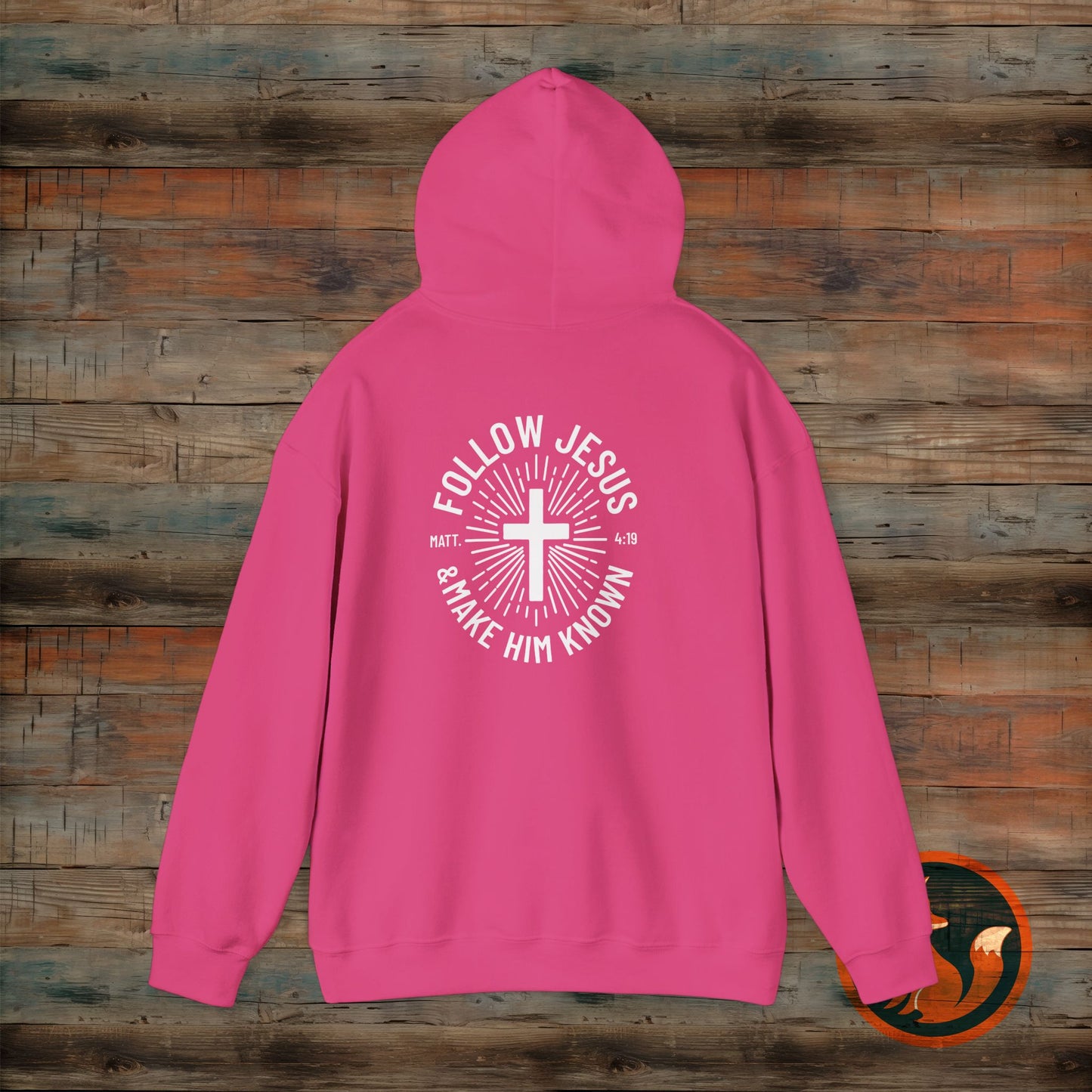 Faith-Inspired Hooded Sweatshirt - Follow Jesus Design, Unisex Cozy Pullover, Christian Apparel, Perfect Gift for Believers, Ideal for [...]