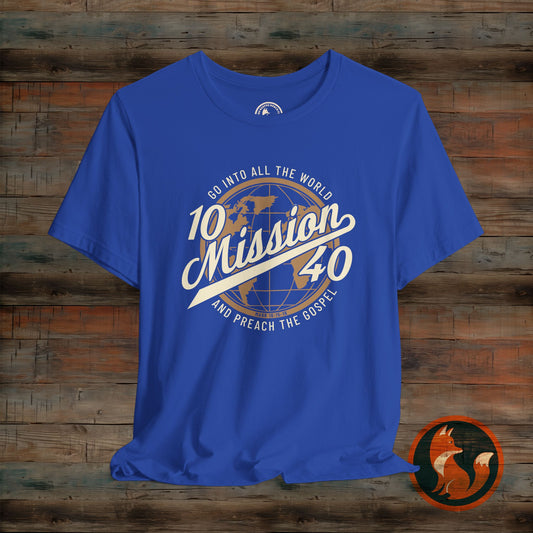 Inspirational Mission Tee, Faith-Based Shirt, Unisex Graphic T-Shirt, Christian Apparel, Gift for Believers, Church Events