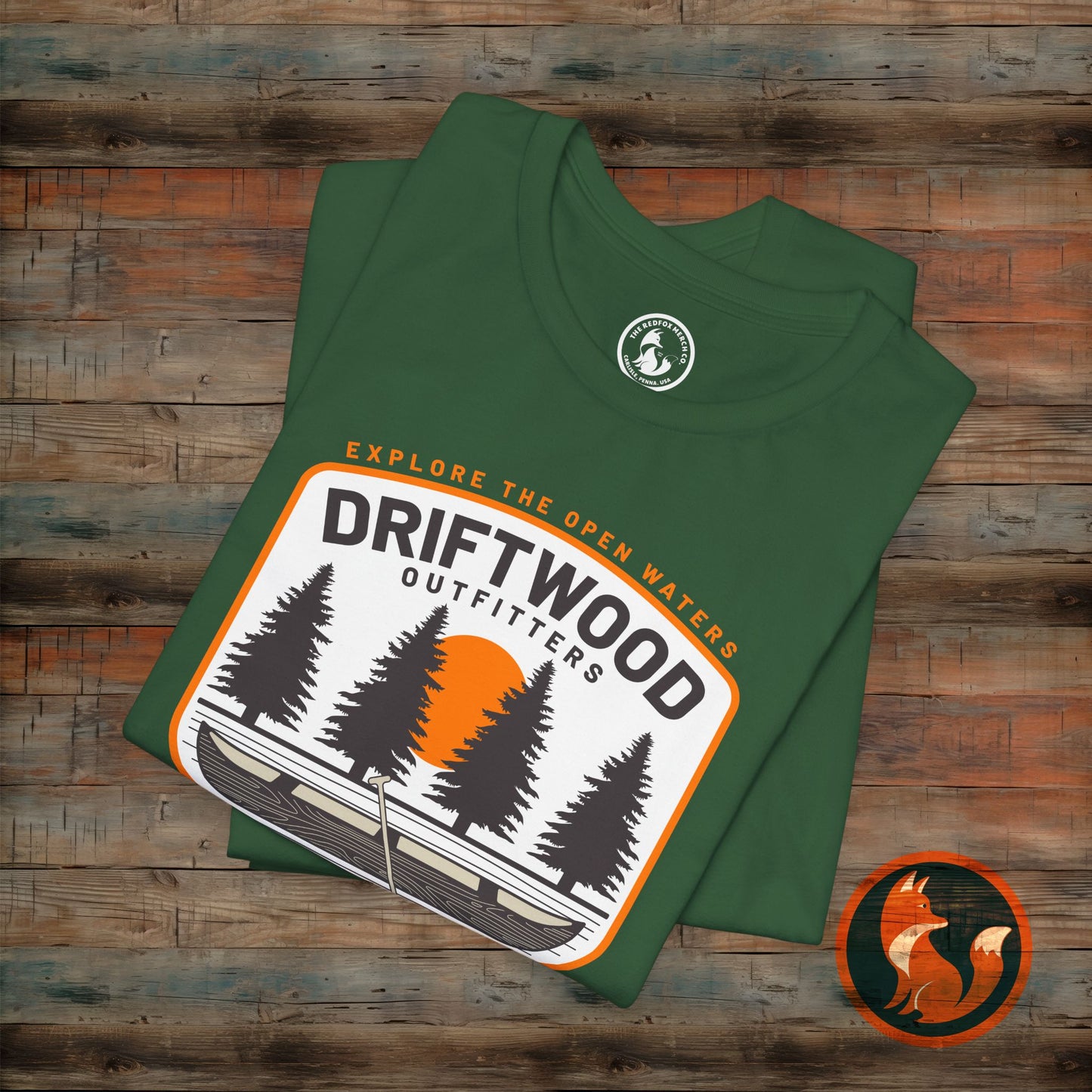 Driftwood Outfitters Unisex Tee, Adventure Shirt, Nature Lover Gift, Camping Apparel, Casual Wear, Perfect all Year