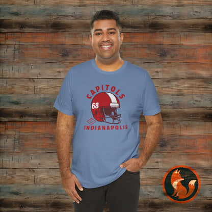 Indianapolis Capitols Short Sleeve Tee, Sports T-Shirt, Fan Apparel, Game Day Shirt, Unisex Fashion Tee