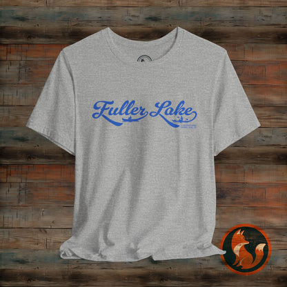 Lake Vibes Unisex T-Shirt - Fuller Lake Graphic Tee, Summer Apparel, Outdoorsy Gift, Lake Lover Shirt, Casual Comfort Wear