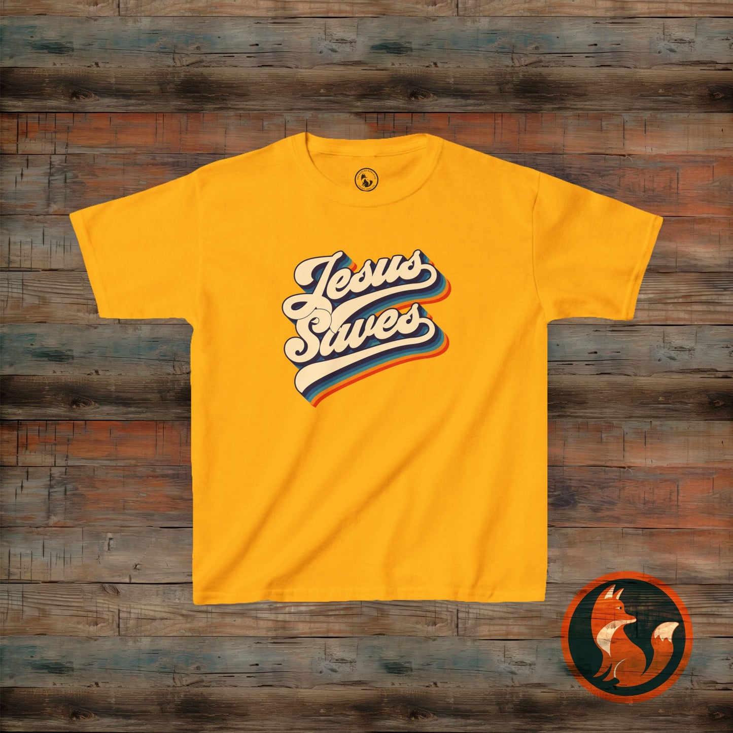 Kids Jesus Saves Tee, Cute Christian Tee, Church T-Shirt, Kids Casual Wear, Faith-Based Apparel