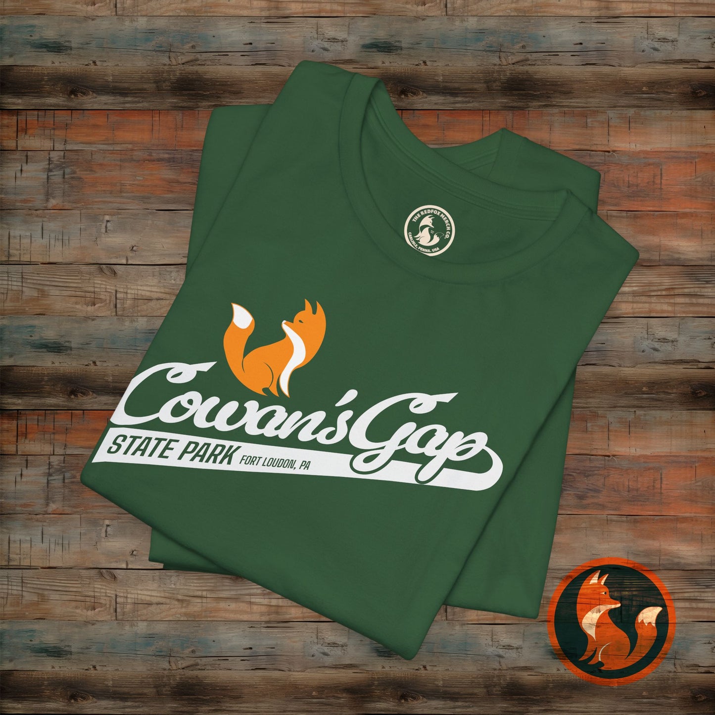 Cowans Gap State Park Tee - Unisex Jersey Short Sleeve T-Shirt, Nature Lover Gift, Hiking Apparel, Outdoor Adventure Wear, [...]