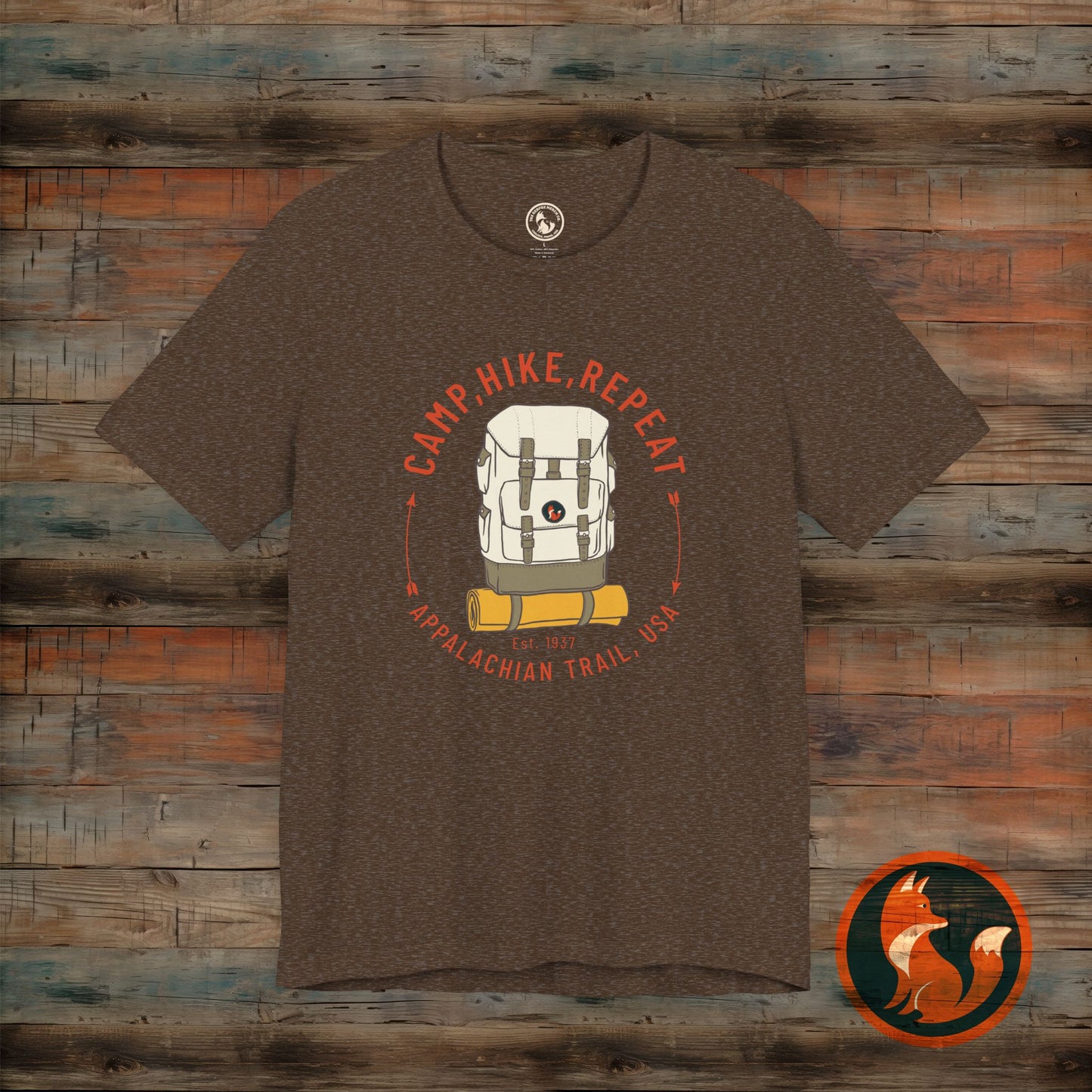 Outdoor Adventure Tee - Camp Hike Repeat, Unisex T-Shirt, Nature Lover Gift, Hiking Shirt, Summer Wardrobe Essential, Camping Apparel