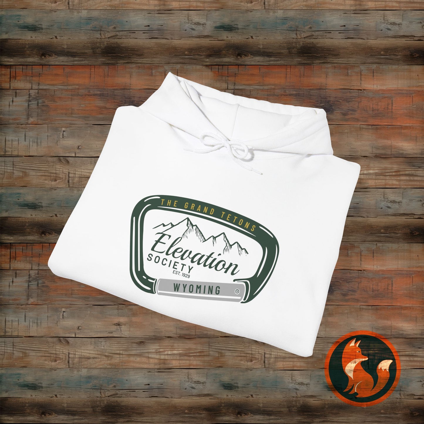 Elevation Society Hoodie, Cozy Unisex Sweatshirt for Outdoor Adventures, Perfect for Friends, Gift for Grads, Casual Wear, Travel