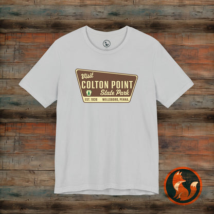 Vintage Colton Point Park Tee - Unisex Jersey Short Sleeve T-Shirt, Casual Outdoor Wear, Travel Souvenir, Nature Lover Gift, Camping Apparel