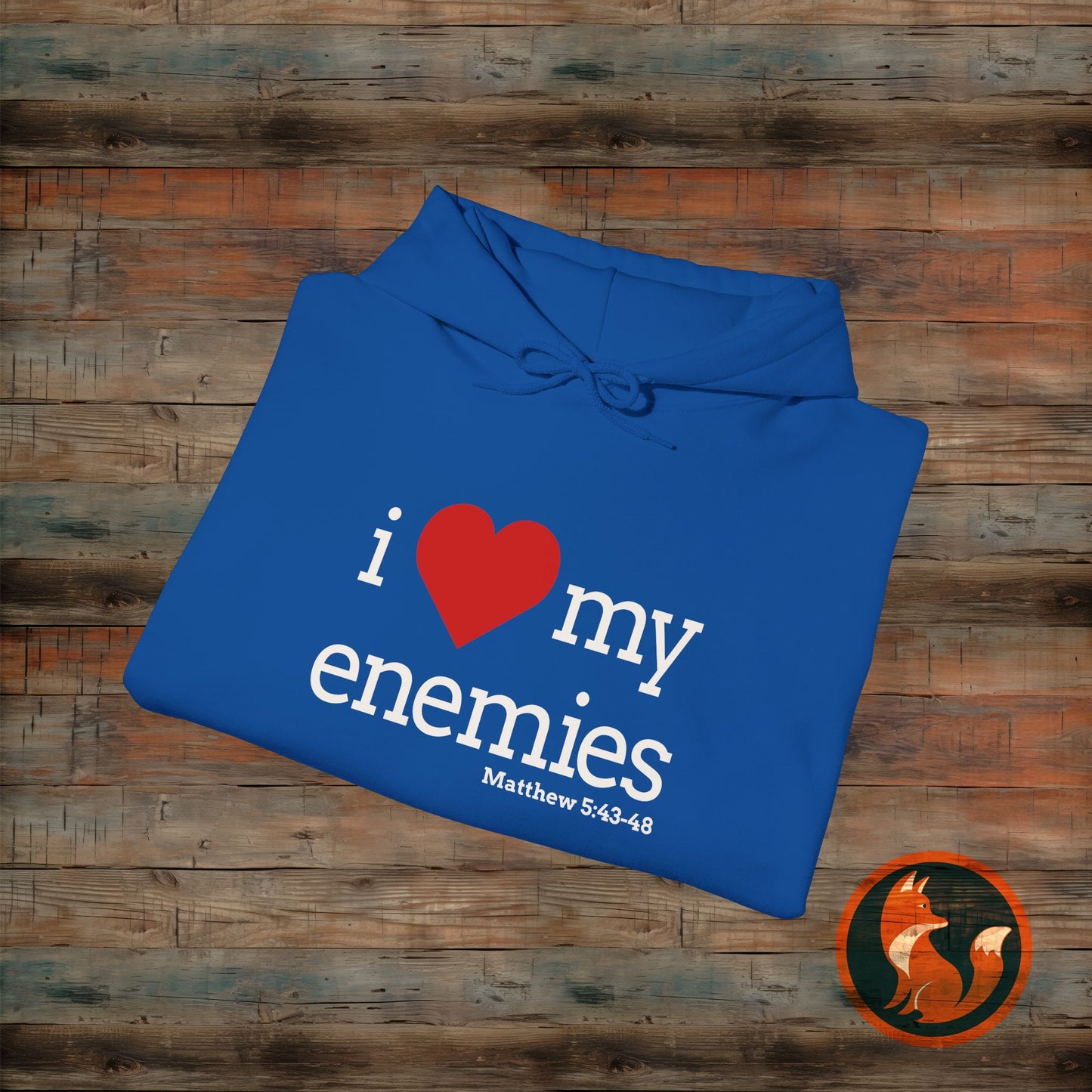 I love My Enemies Hoodie - Unisex Heavy Blend Sweatshirt, Christian Apparel, Gift for Faith Lovers, Inspirational Clothing, Cozy [...]