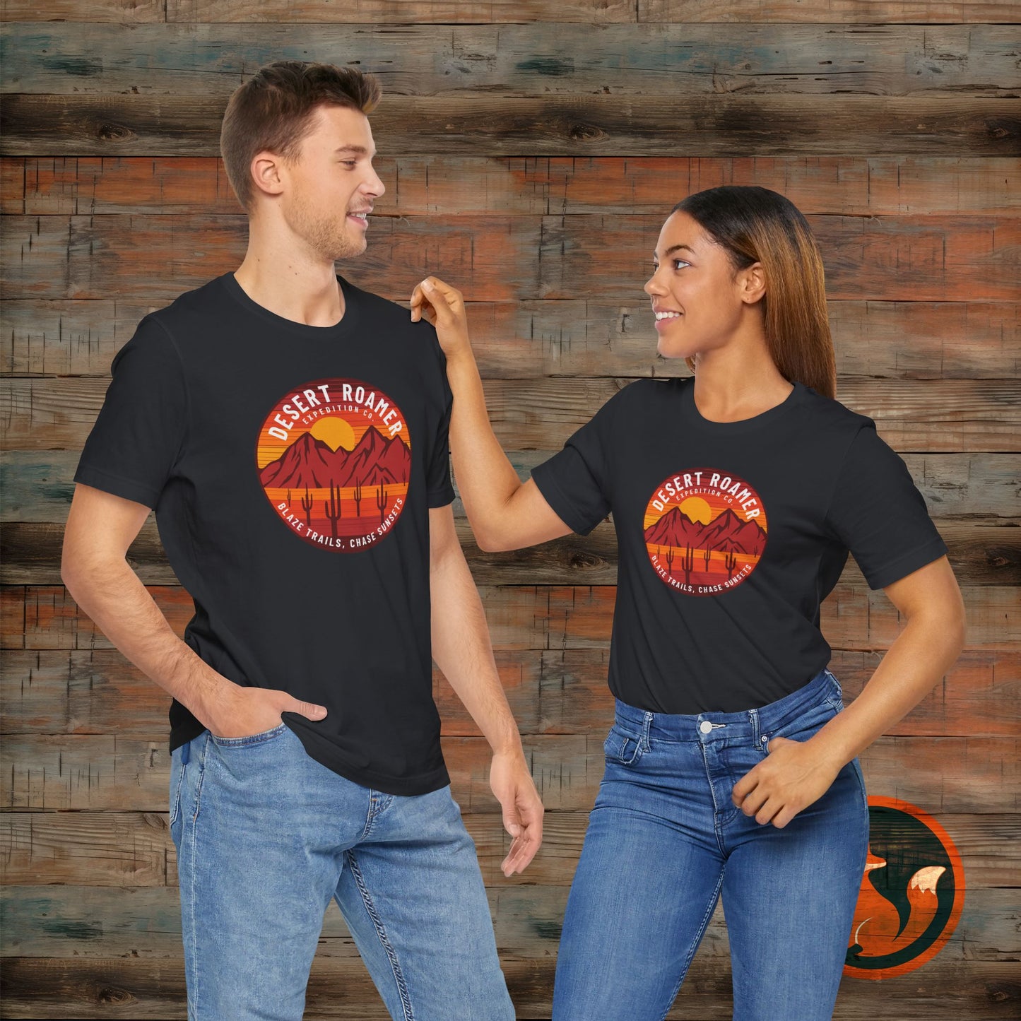 Desert Roamer Tee - Unisex Jersey Short Sleeve Shirt, Hiking Gift, Adventure Apparel, Travel T-Shirt, Outdoorsy Style